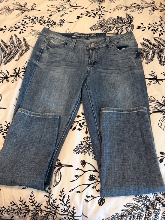 7 For All Mankind Denim - 7 For All Mankind Women's Straight Leg Jeans in Medium Blue Wash